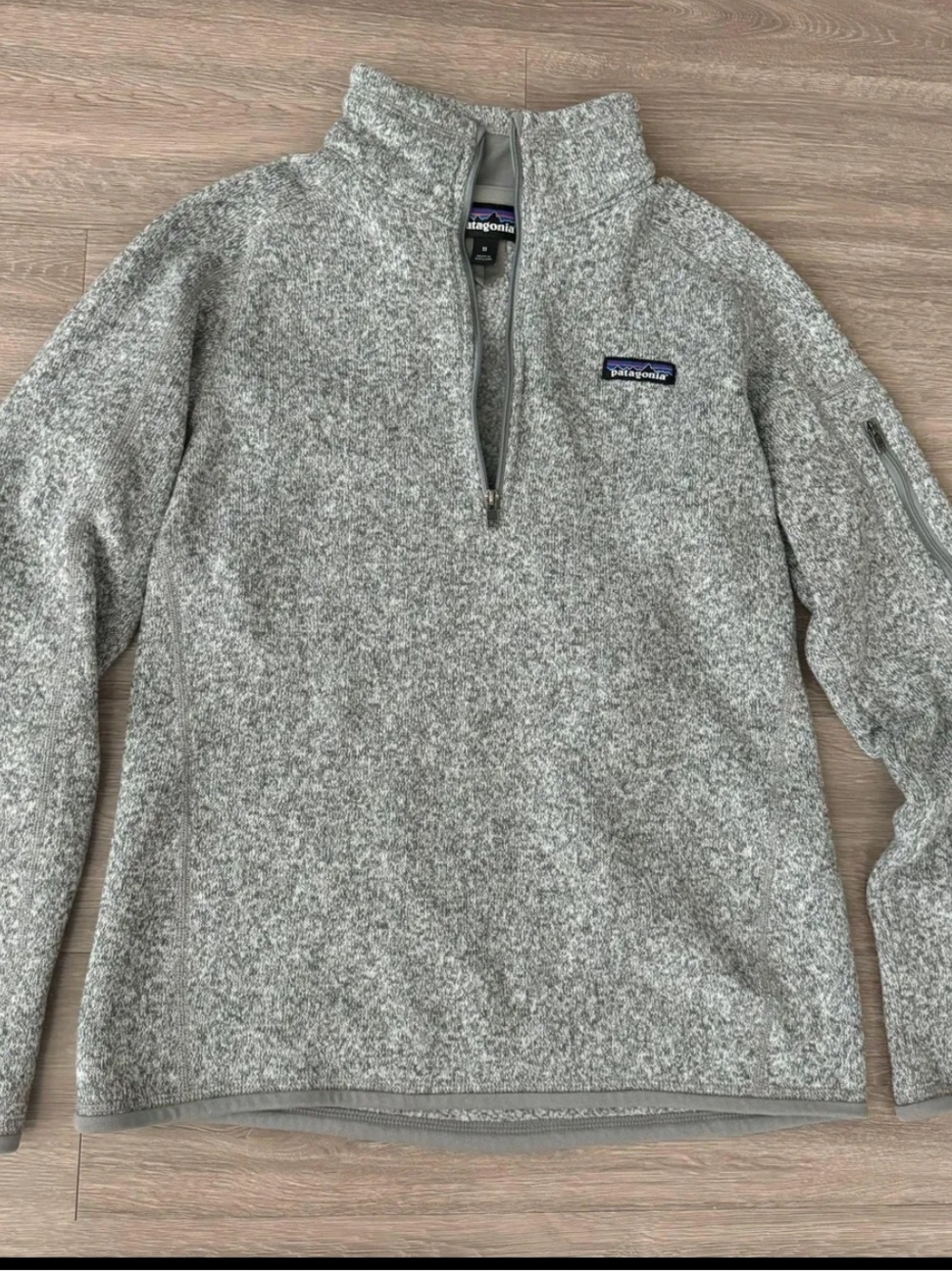 Patagonia Better Sweater 1/4 Zip Fleece - Grey Half-Zip Fleece Pullover